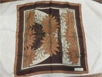 VINTAGE HARBIER HAND ROLLED SCARF - ITALY