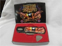 LYNYRD SKYNYRD KNIFE AND GUITAR PICK 4"
