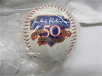 VINTAGE 50TH ANNIVERSARY JACKIE ROBINSON BASEBALL