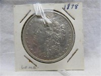 1878 MORGAN SILVER DOLLAR