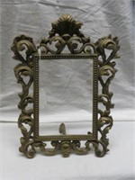 VICTORIAN STYLE METAL PICTURE FRAME 12"T X 9"W
