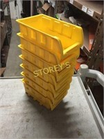 19 Yellow Parts Bins