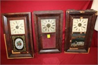 3pc. Ogee Clocks- Parts