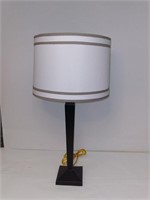 Wooden Table Lamp By CORT 28"