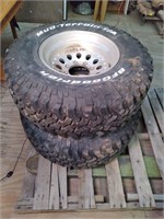 Wheels And Tires 33X12.5 R16 5LT 1180