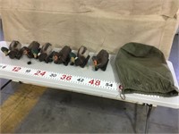 6 Duck Decoys and Bag