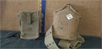 MILITARY CANTEEN & FIELD POUCH