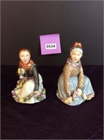 Royal Copenhagen Figurines- Amager and Fano
