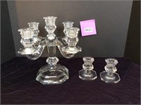 Stunning Baccarat crystal Candlesticks Plus!