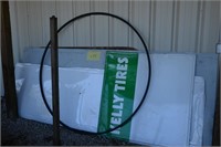 C14 - Kelly Tires Metal Sign and Misc Sign Metal