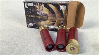 (5) Federal Premium 12 gauge rifled slug 3"