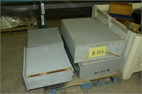 B102 - Pallet of Metal Electrical Cabinets
