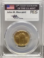 2016-w PCGS SP69 Gold 100th anniversary first day