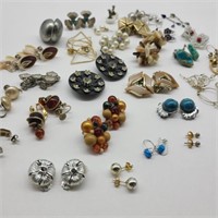 30 Pairs of Vintage Earrings