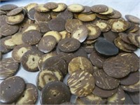 BAG OF VINTAGE BAKELITE STYLE BUTTONS