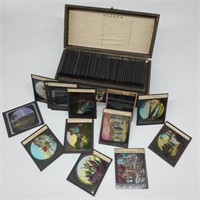 Lot of Old Biblical Themed Magic Lantern Slides