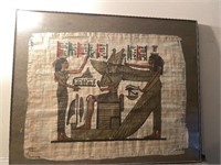 Egyptian tourist paper  hieroglyph