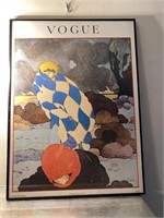Vogue Condé Nast 1919 framed poster