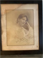 Louise hower 1903 autographed photo