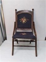 Wooden Antique Folding Chair