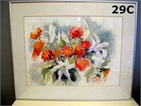 Floral Watercolour by Dorothy Joram