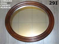 Gibbard Cherry Oval Mirror