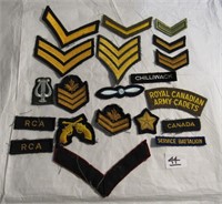 20 Canadian Military Patches