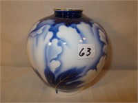 6" Cobalt Japanese Vase