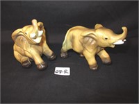 Pr. of  Lefton Elephant Figurines