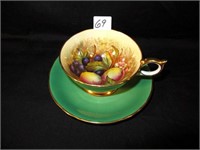 Signed "D. Jones" Ansley Cup & Saucer