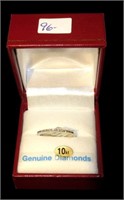 10KT. White Gold Diamond Engagement Ring w/ Appr.