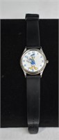 Vintage Donald Duck Wrist Watch Leather Band