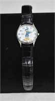 Vintage Donald Duck Wrist Watch Leather Band