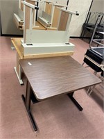 3 commercial grade computer desks.