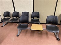 Commercial grade waiting room chairs.