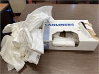 Trash can liners.