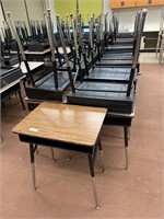 25 school student desks.