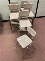 25 Virco school student chairs.