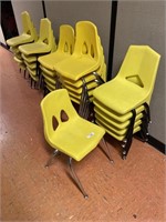 26 school student chairs.