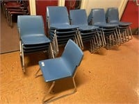 25 American Seating school student chairs.