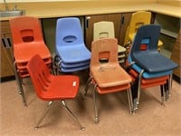21 Artco-Bell Corp school chairs.
