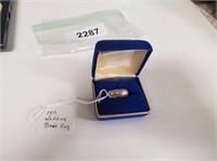 14K Wedding Band Ring w/ Case