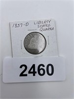 1857-O Liberty Seated Quarter