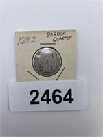 1892 Barber Quarter