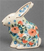 Polish Hand Made Porcelain Rabbit