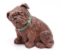 Painted Model Of A Bulldog