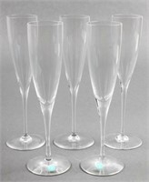 Tiffany & Co., Baccarat Champagne Flutes, 5