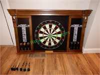 MD Sports Lighted Dartboard, Includes 12 Darts