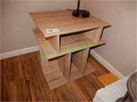 (2) End Tables, Modular Multi Compartment