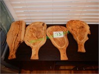 (4) Cutting Boards Custom Made